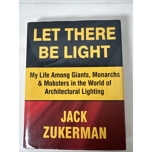 Let There Be Light By Jack Zuckerman Inscribed And Signed Hardback Dust Cover - Picture 1 of 9